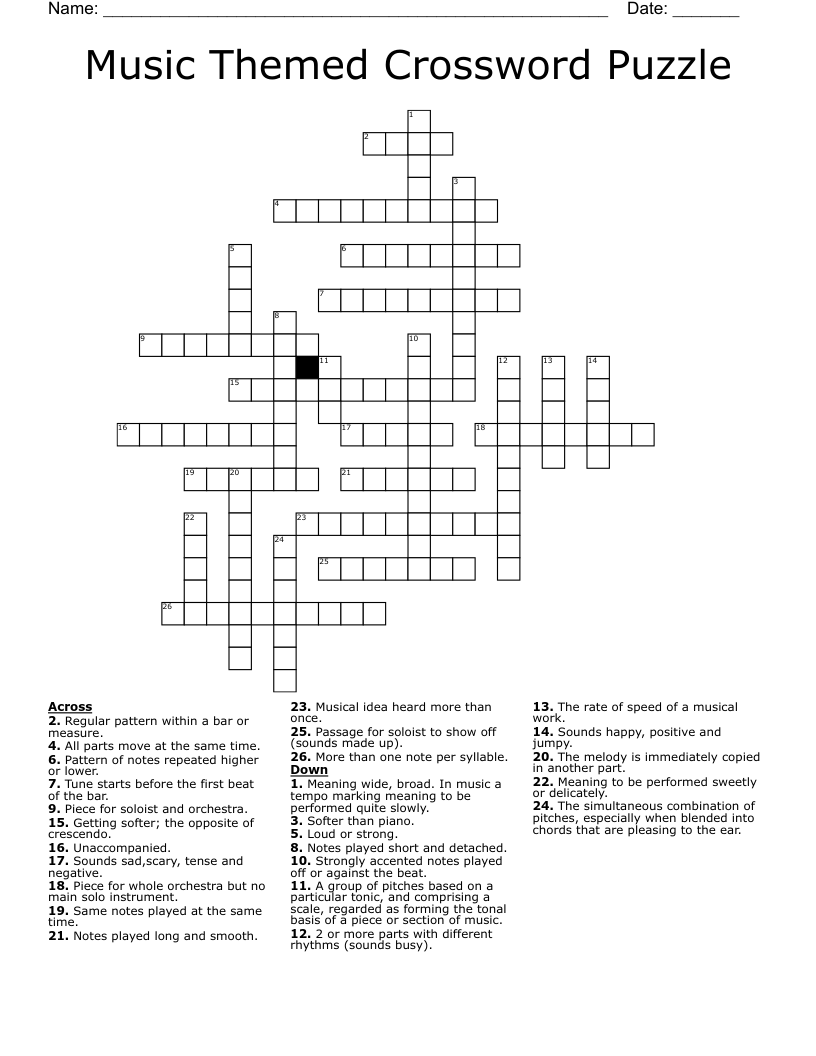 themed crosswords