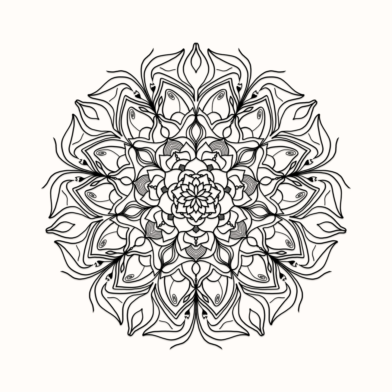 mandala floral