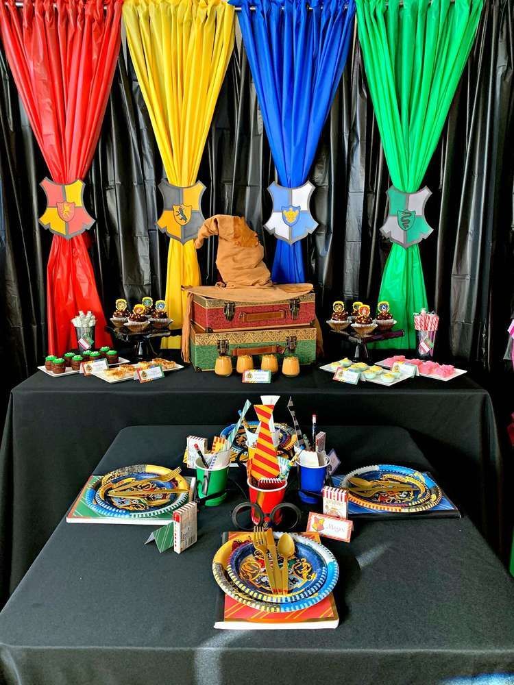 harry potter party tableware