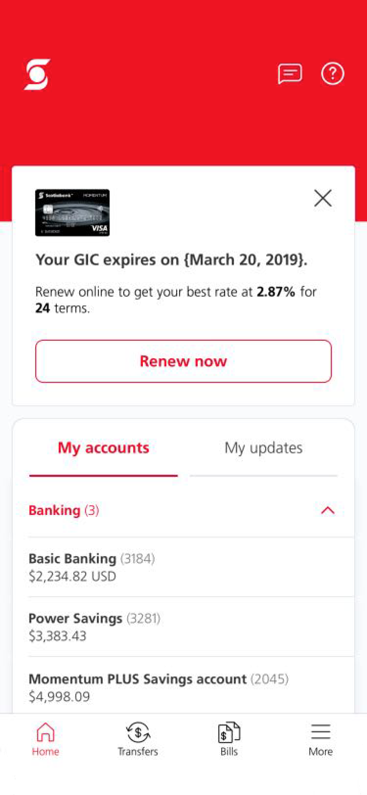 scotiabank online personal banking