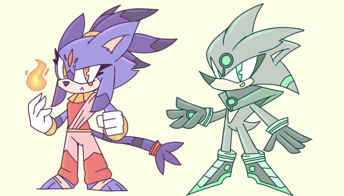 sonic and shadow and silver