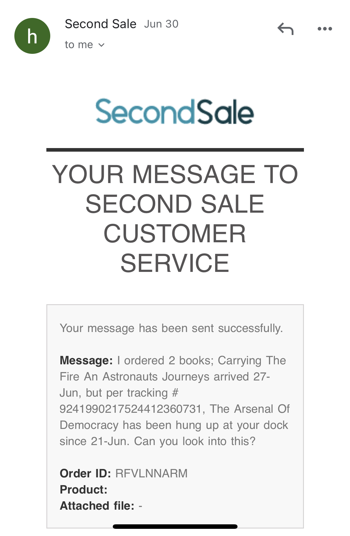 secondsale com reviews