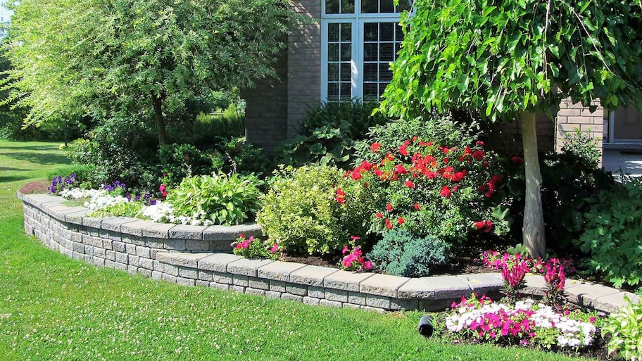 raised rock garden bed ideas