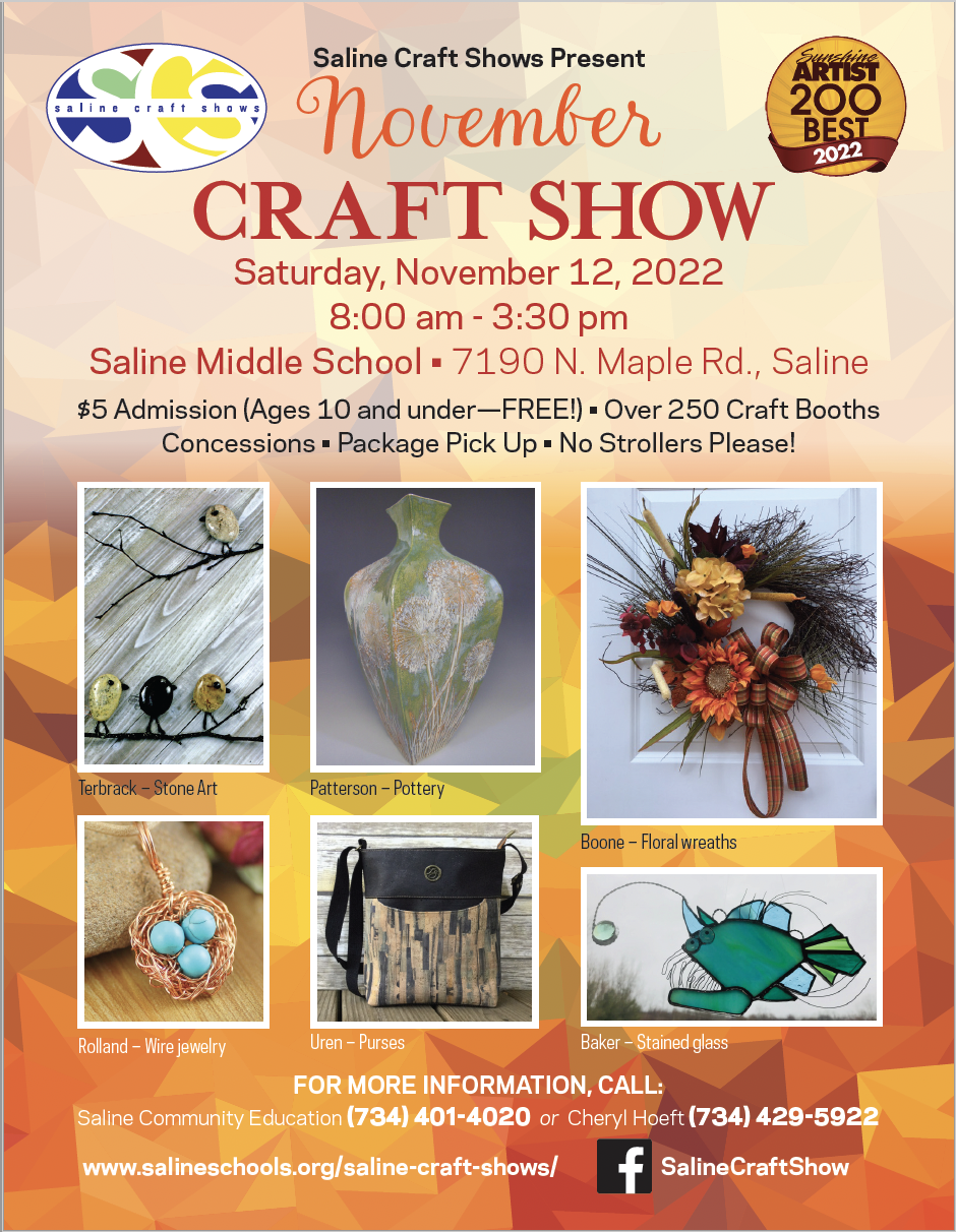 saline mi craft show 2023