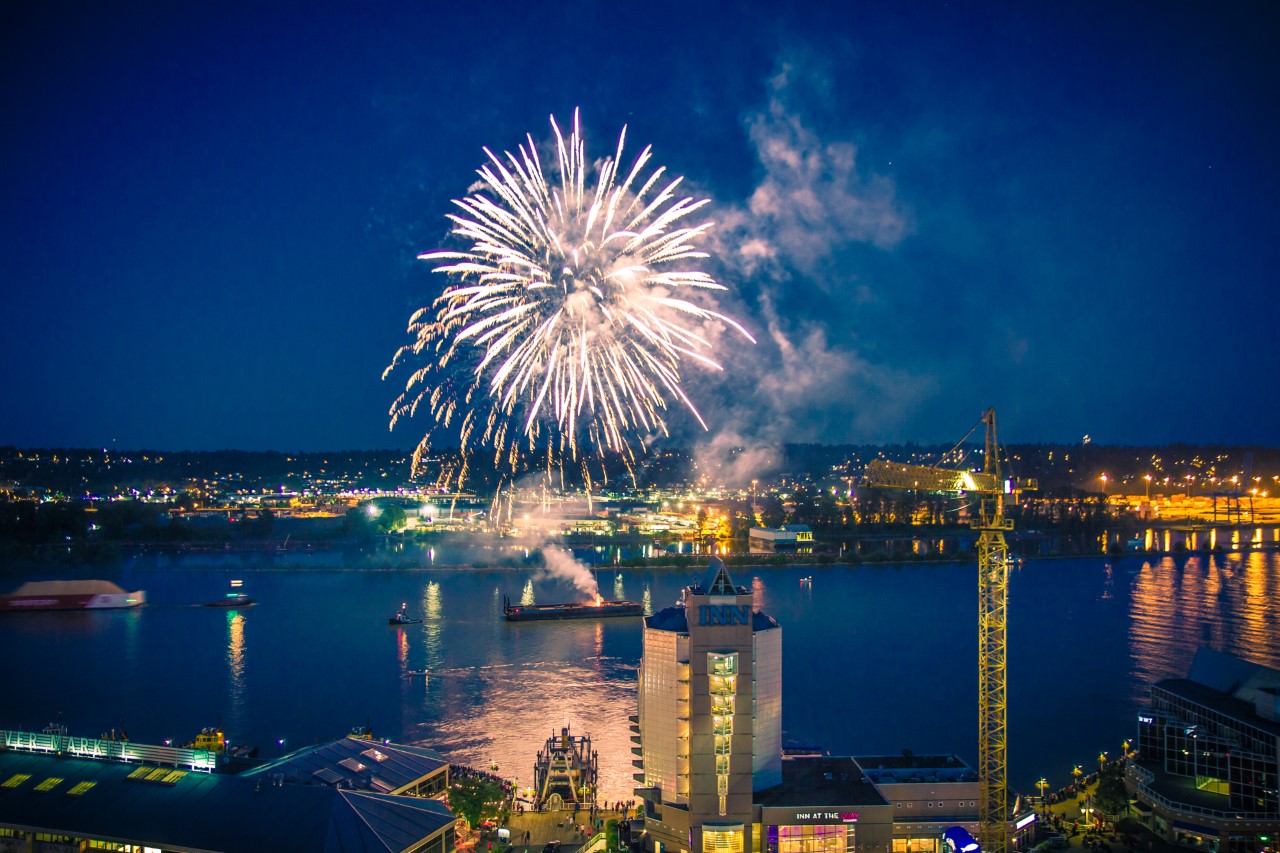 new years fireworks new westminster