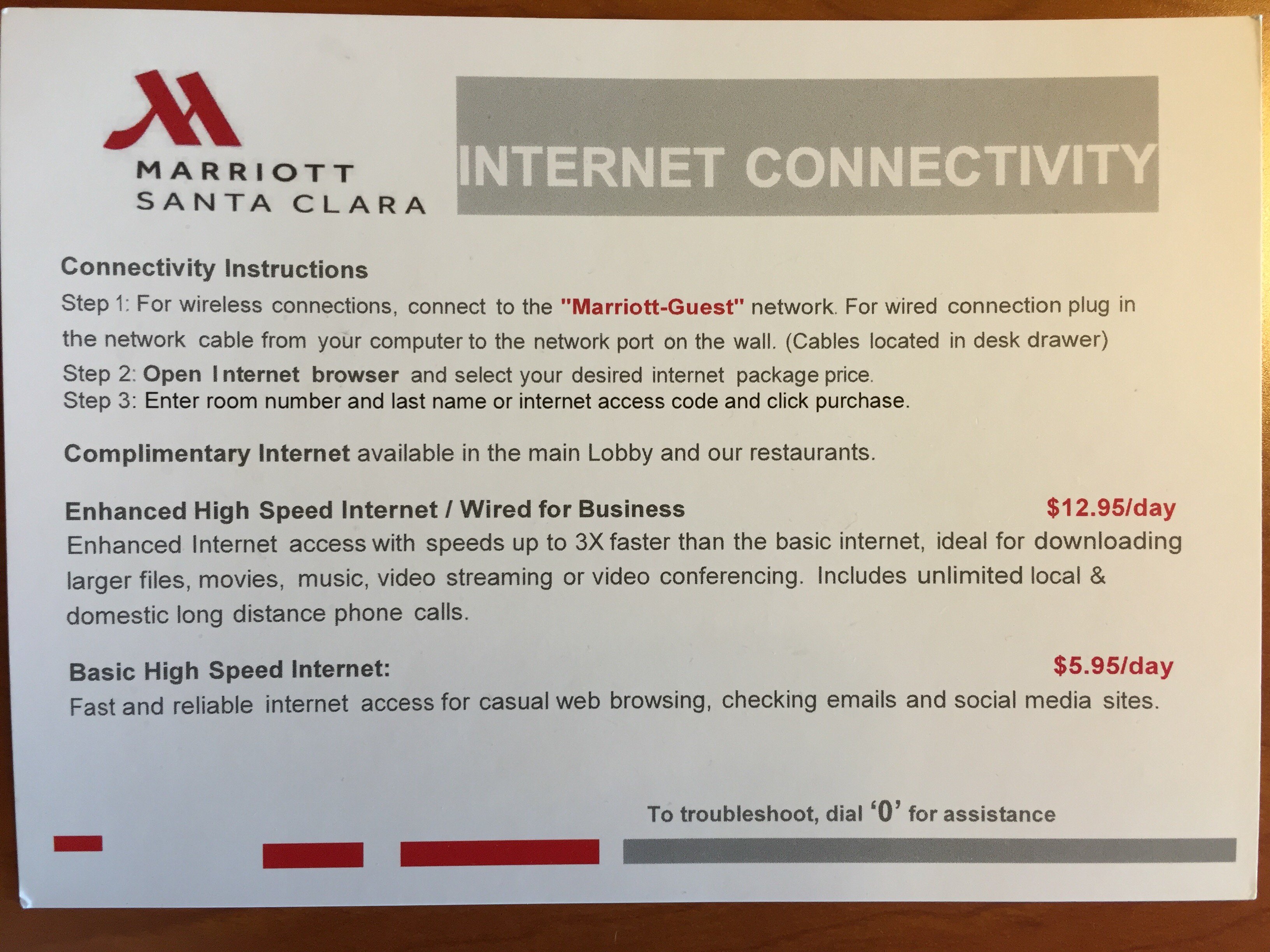 marriott wifi