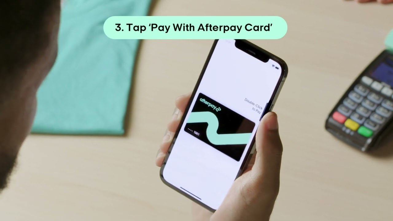 how to set up afterpay card on iphone