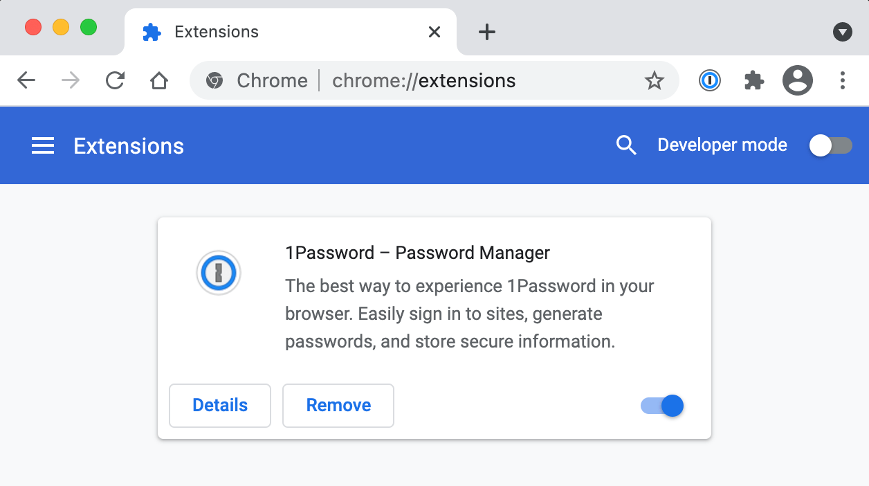 1password firefox extension