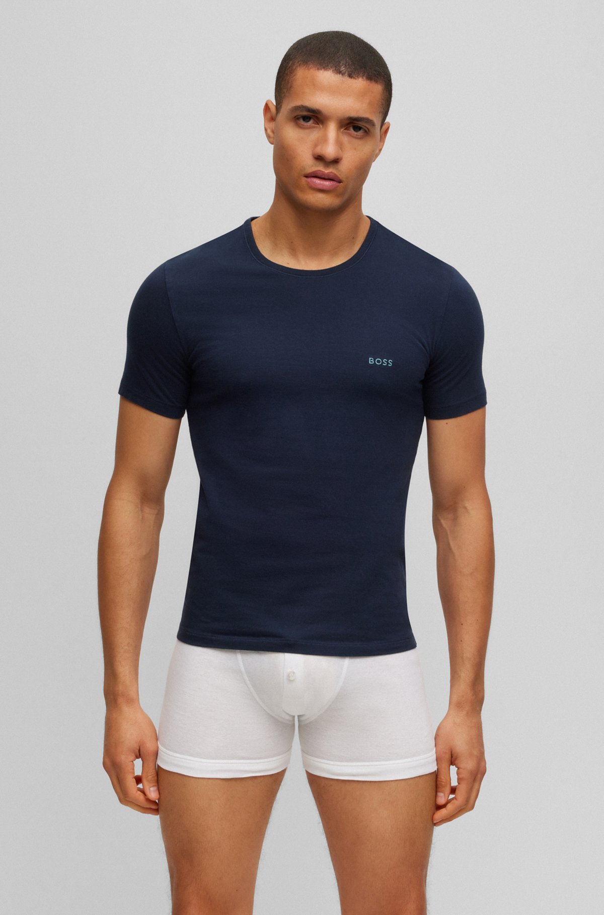 boss hugo boss t shirts three pack