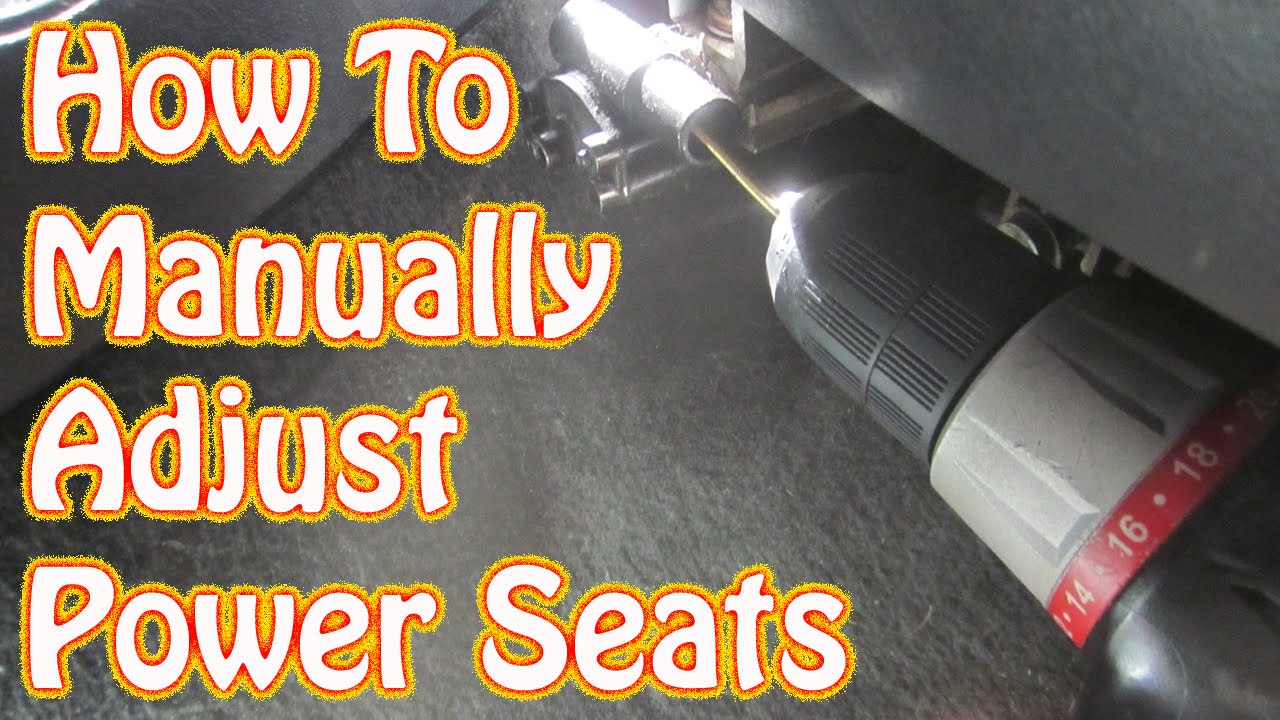 how to manually move a power seat impala