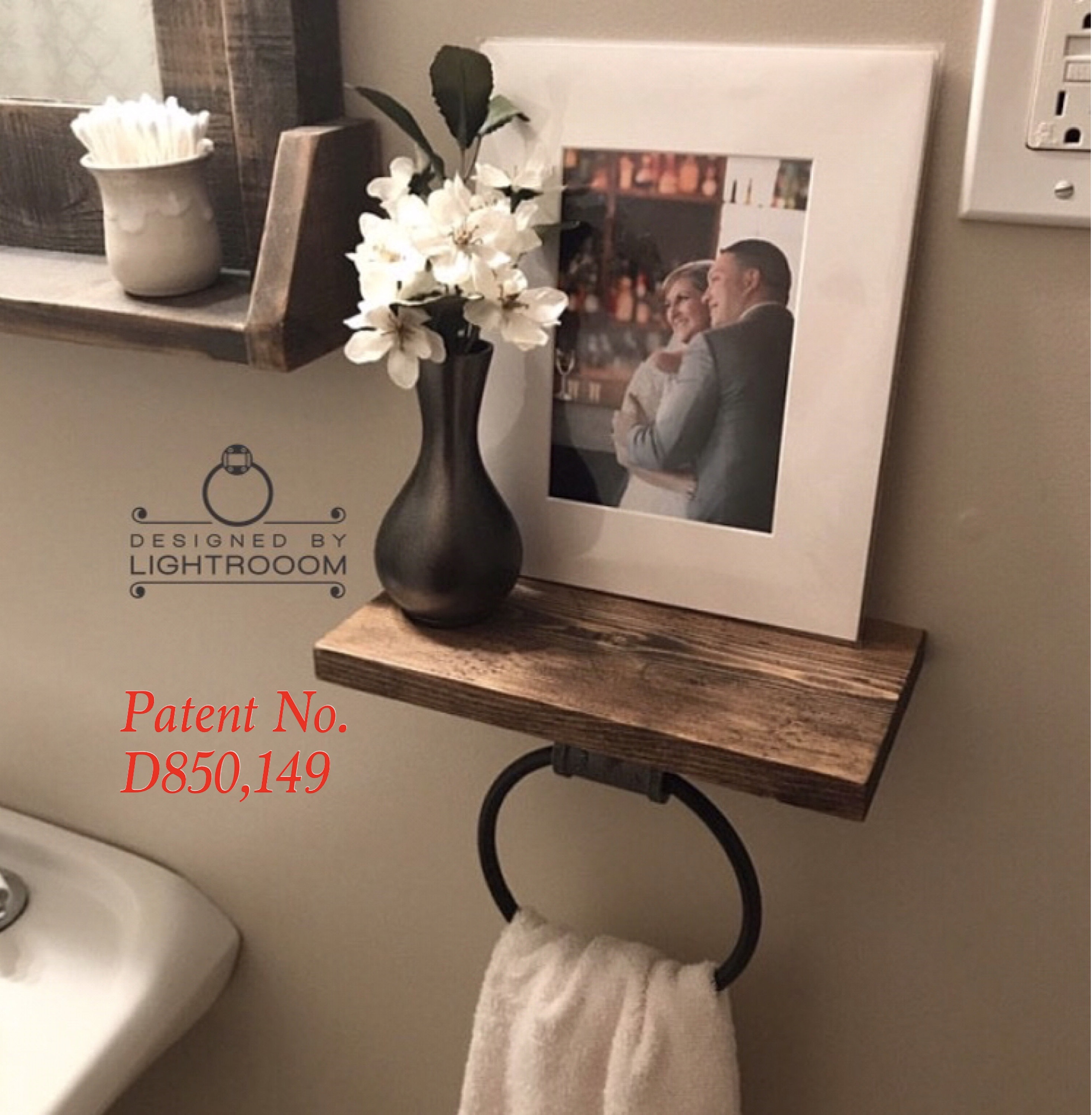 hand towel holder for bathroom