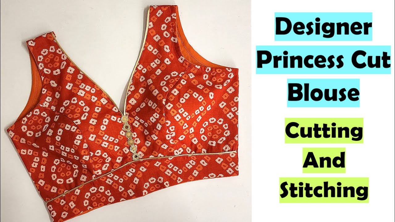 princess cut blouse cutting