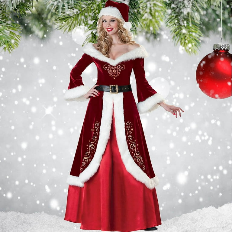 womens mrs claus costume