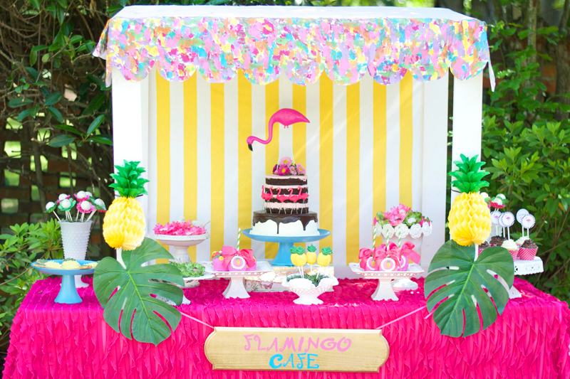 flamingo and pineapple party ideas