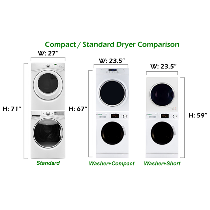 compact stackable washer dryer