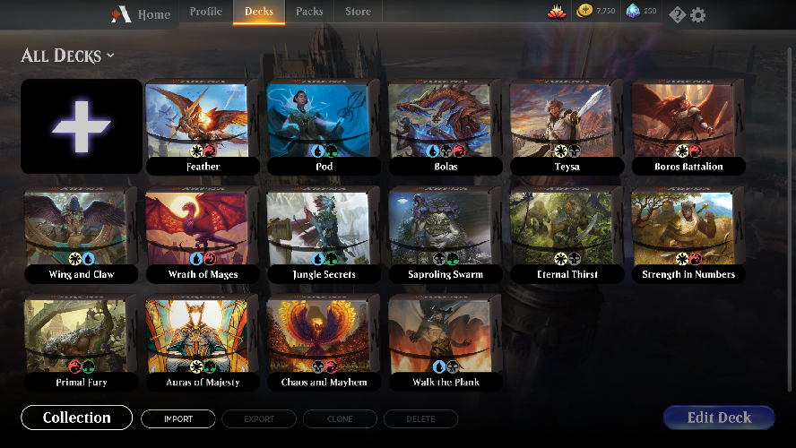 mtg arena deck