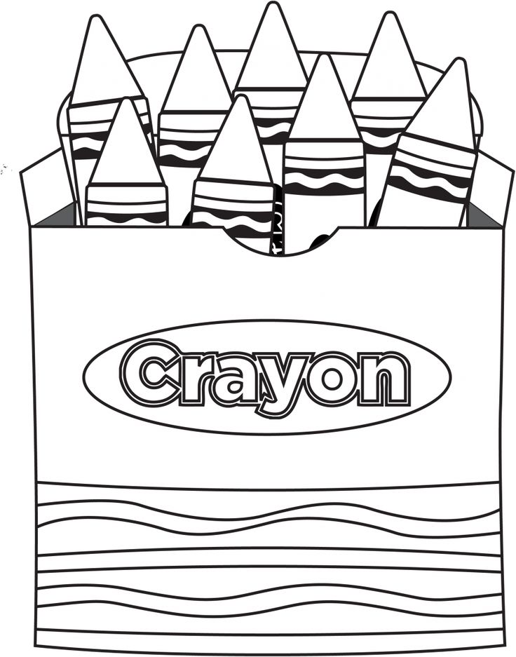 crayon coloring sheet