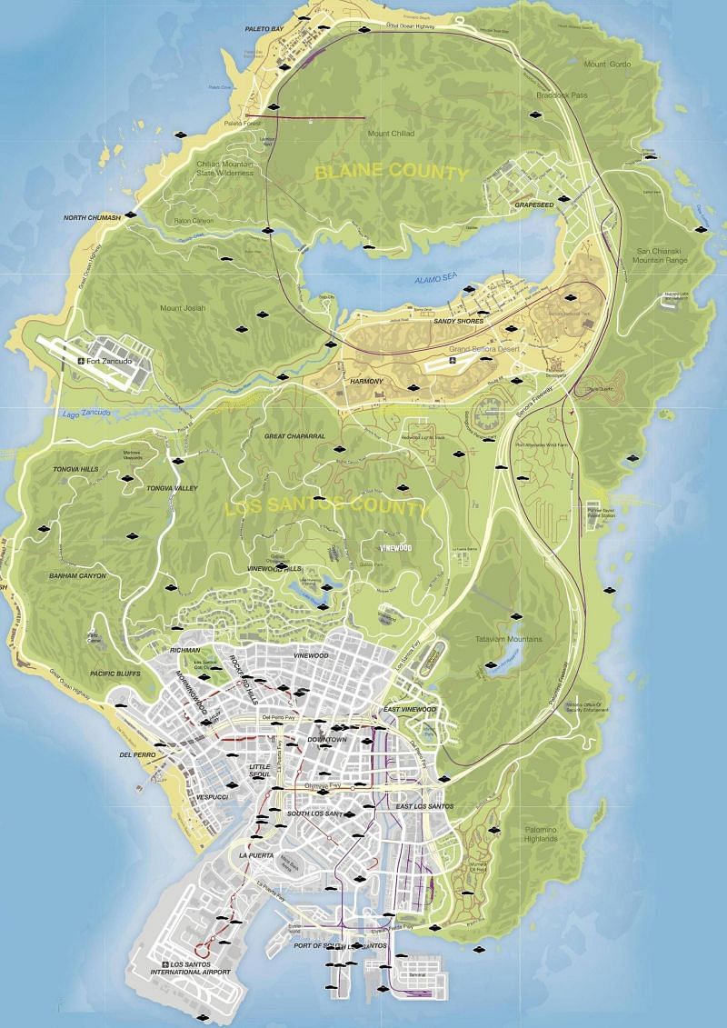 stunt jump locations gta 5 online