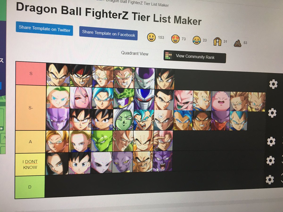 dbfz tierlist