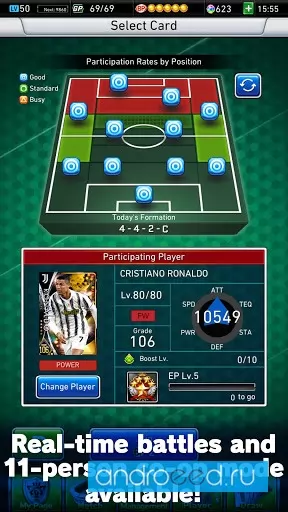 pes card collection apk