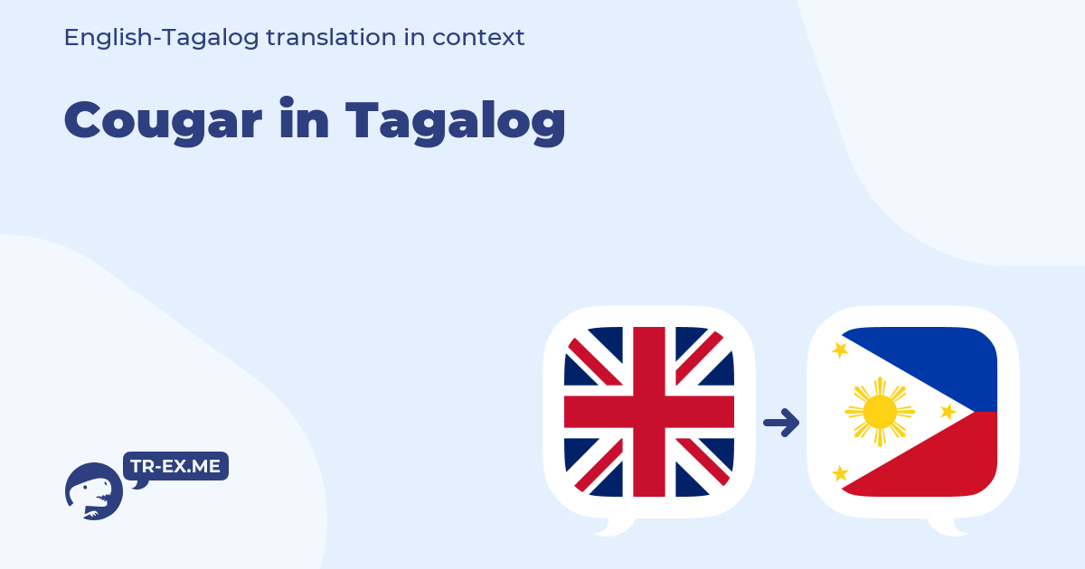 cougar tagalog translation