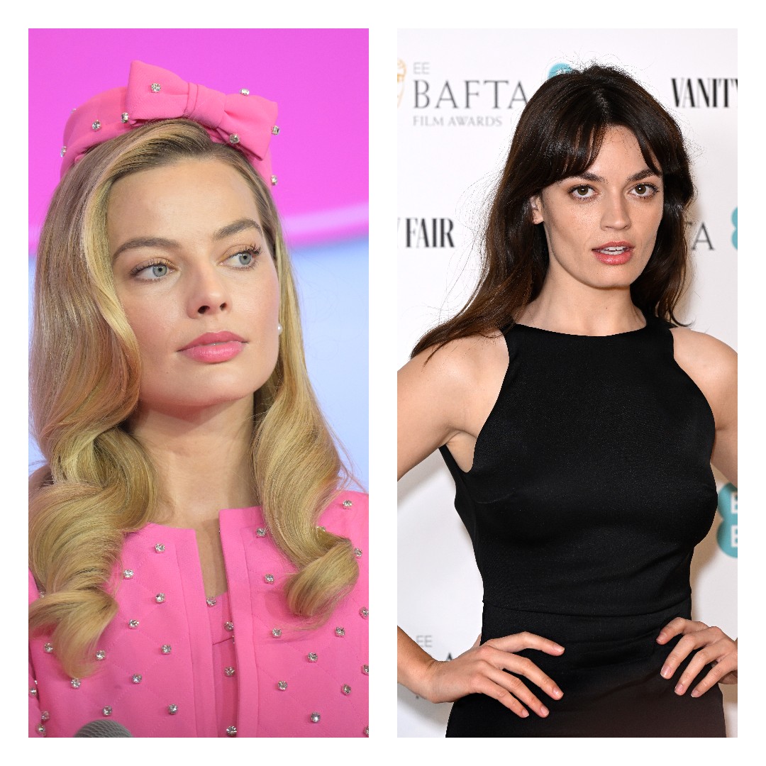 emma mackey margot robbie side by side