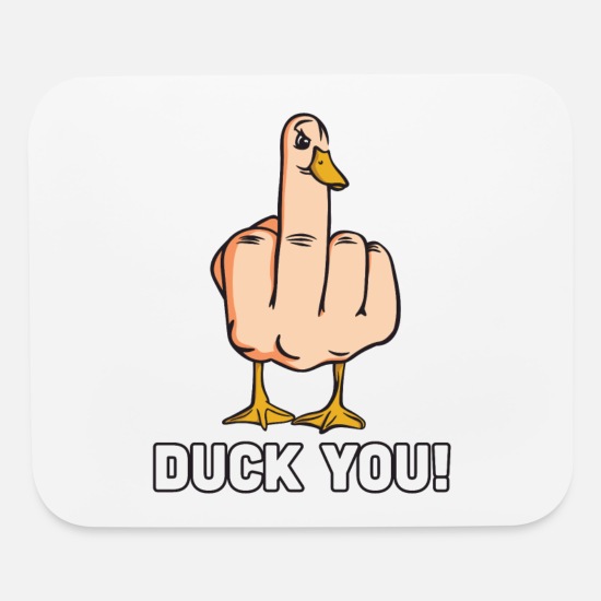 middle finger duck