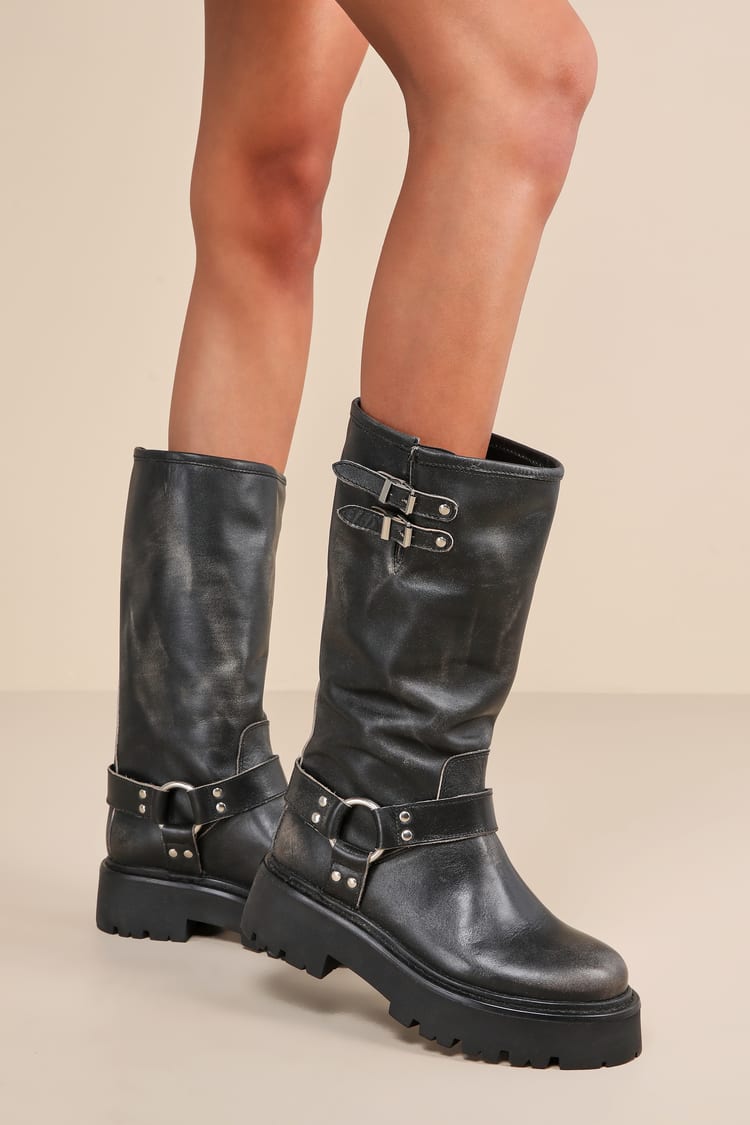 steve madden moto boots