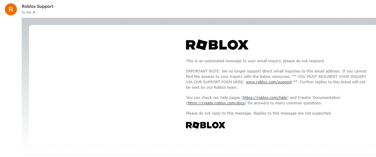 roblox support form