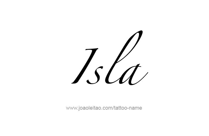 isla tattoo