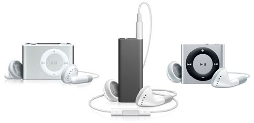 ipod shuffle models