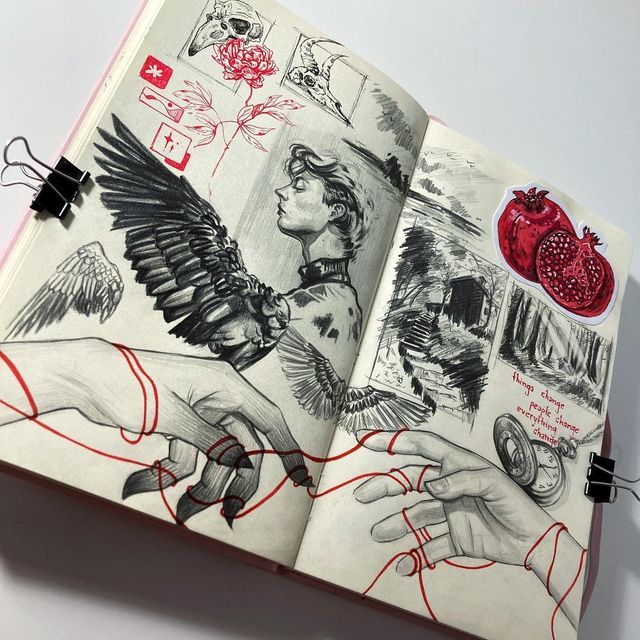 pinterest sketchbook ideas