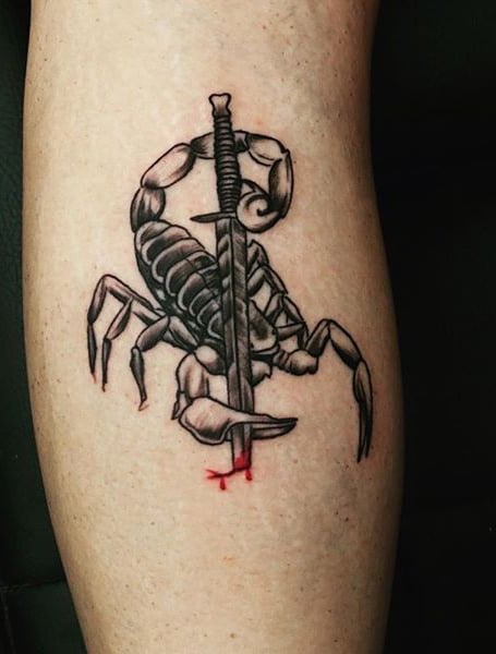 scorpio tattoos for males