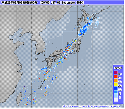 japan weather radar