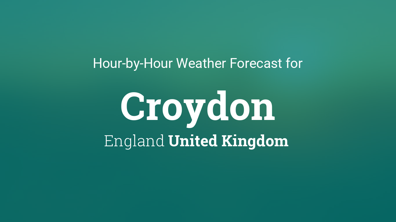 weather today croydon