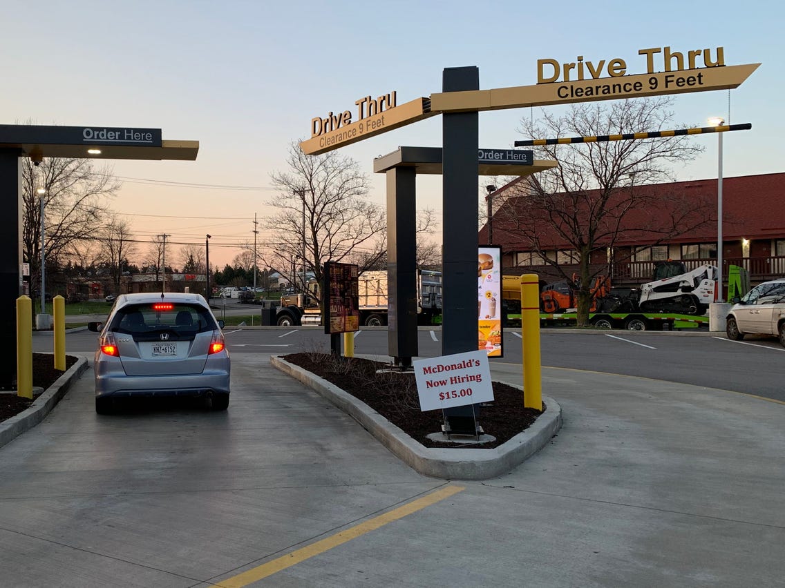 mcdonalds drive through near me