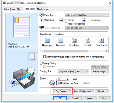 configure canon printer