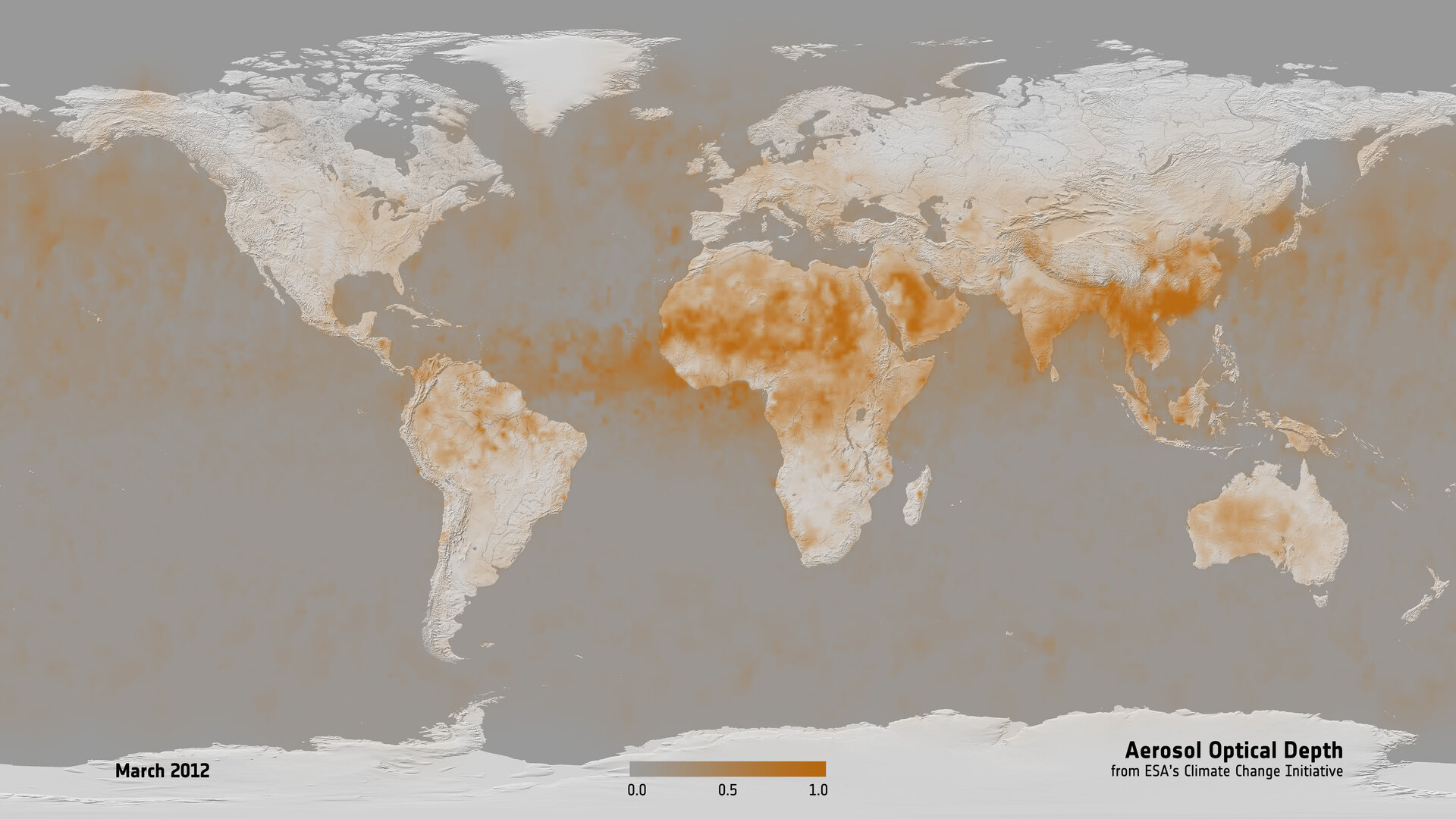 aerosol optical thickness