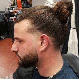 long hair tapered