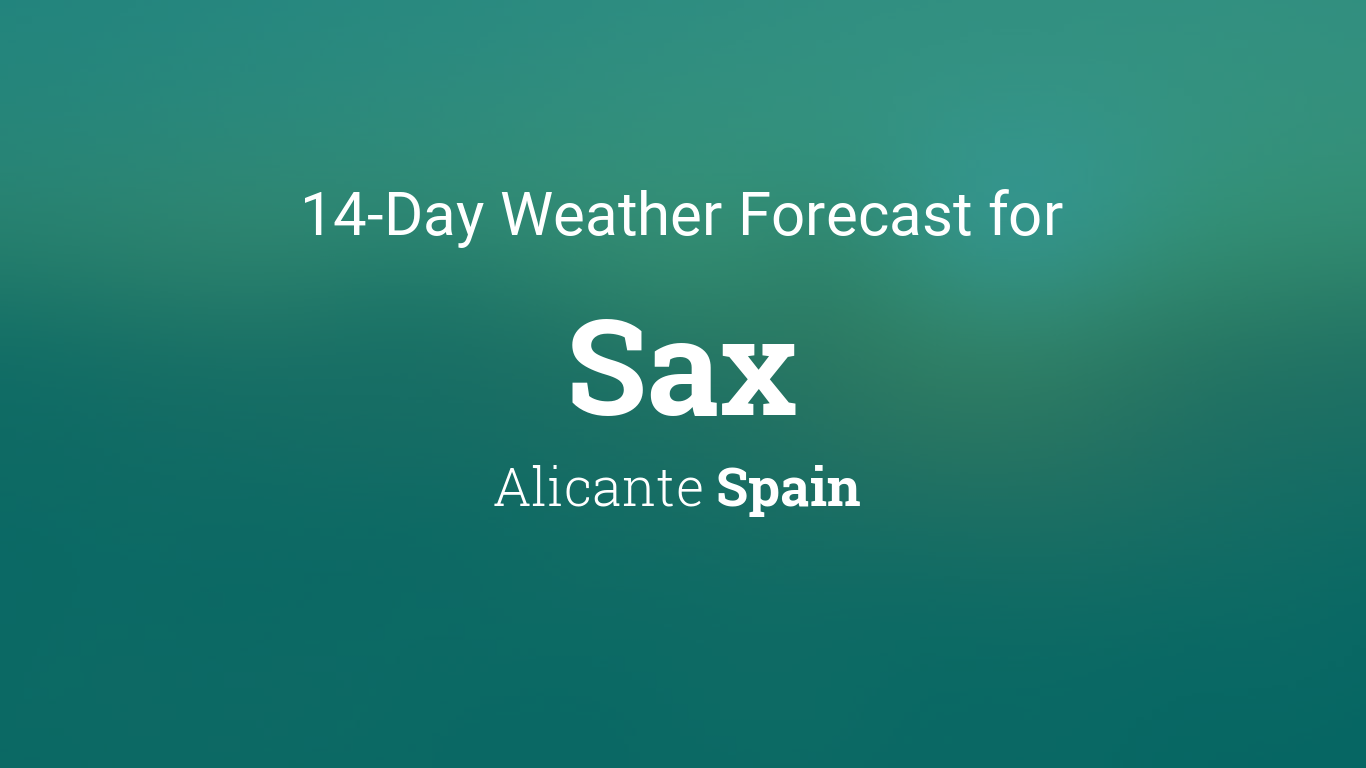 14 day weather alicante spain