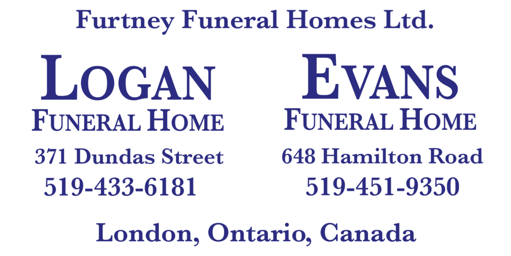 evans funeral home london on