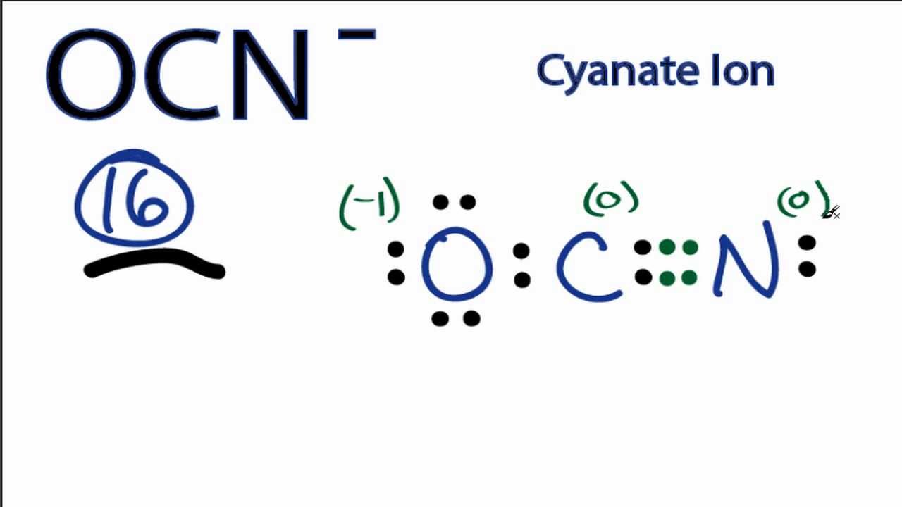 cyanate lewis structure