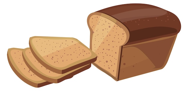 brown bread clipart