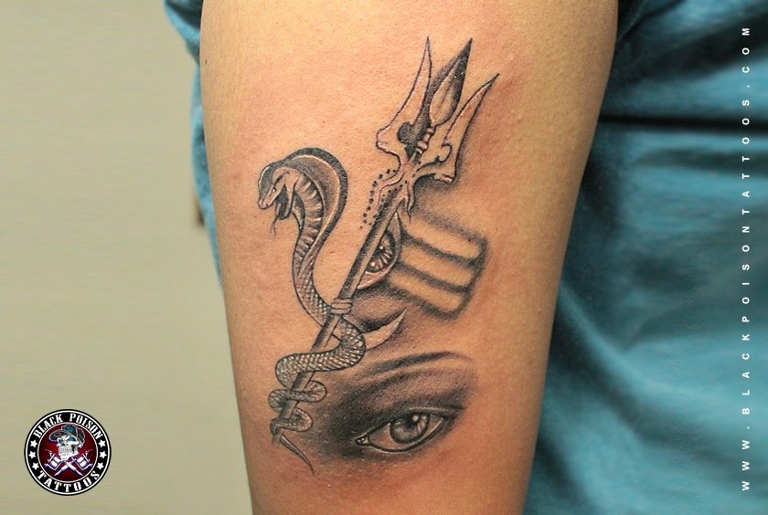 shiva third eye tattoo designs