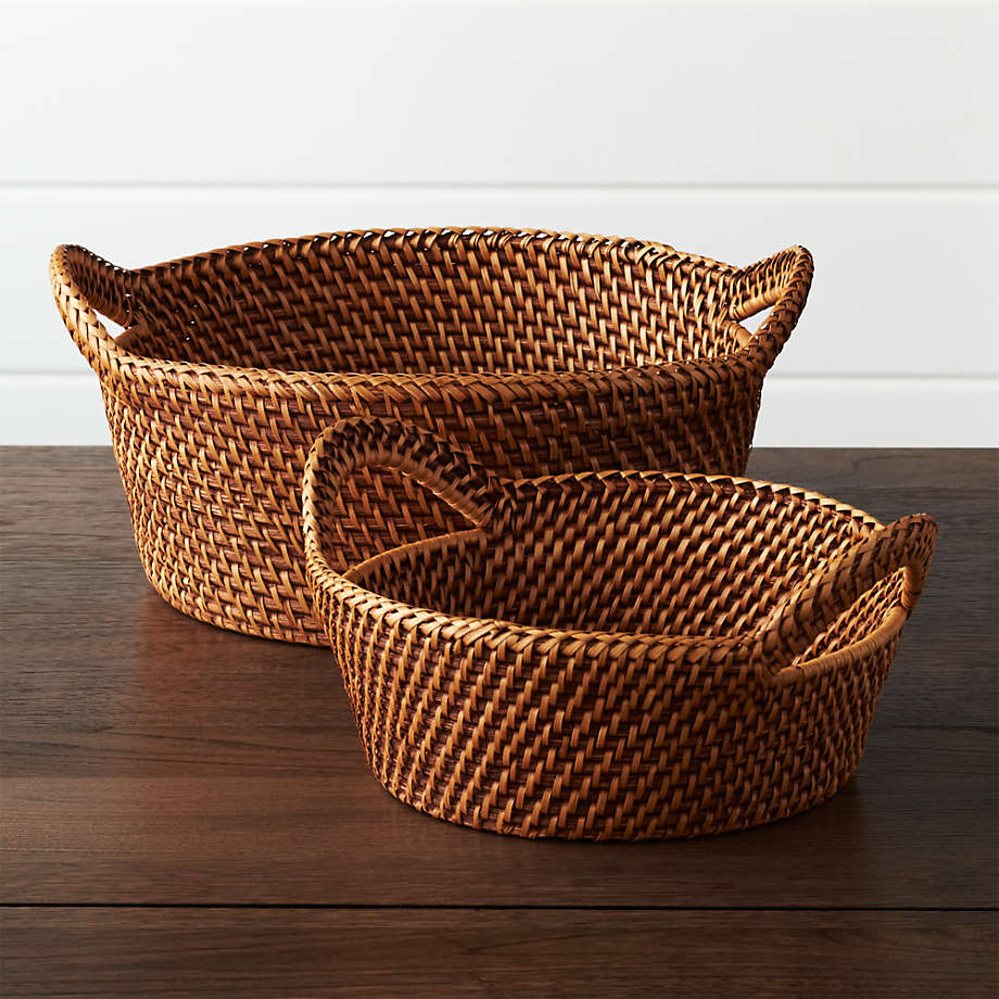 crate and barrel baskets