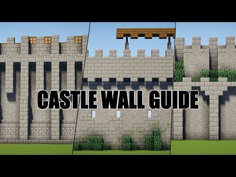 minecraft castle wall design