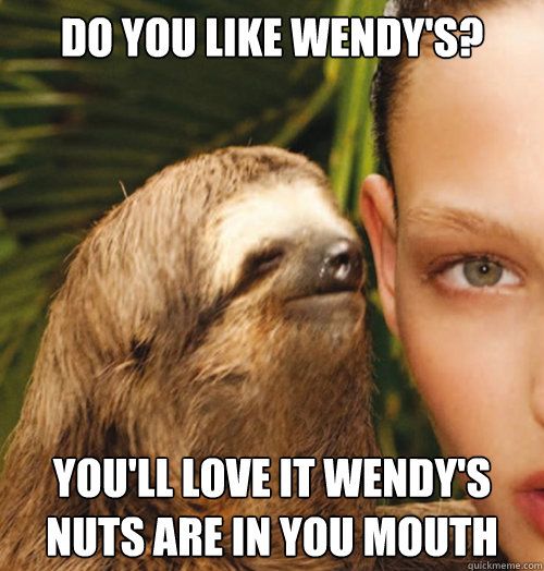 wendys nuts joke