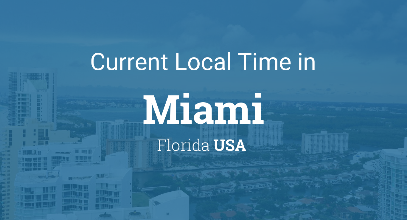 time zone for miami florida