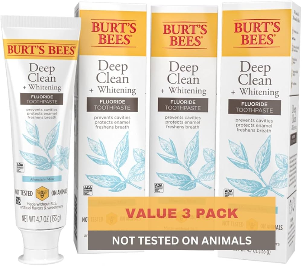 burts bees whitening toothpaste