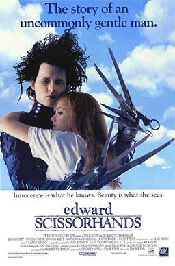 edward scissorhands film poster